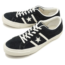 CONVERSE STAR & BARS SUEDE BLACK / WHITE 32350401/1CK882画像