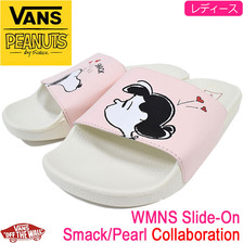 VANS &times; PEANUTS WMNS Slide-On Smack/Pearl VN-0004LGOQV画像