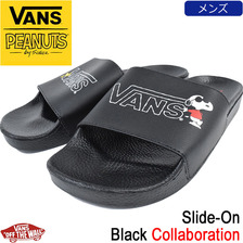 VANS &times; PEANUTS Slide-On Black VN-0004KIOQS画像
