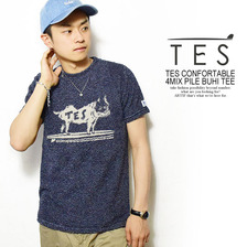 The Endless Summer TES COMFORTABLE 4MIX PILE BUHI TEE TR-7574349画像