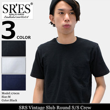 PROJECT SR'ES Vintage Slub Round S/S Crew KNT01307画像