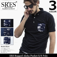 PROJECT SR'ES Rugged Aloha Pocket S/S Polo KNT01296画像