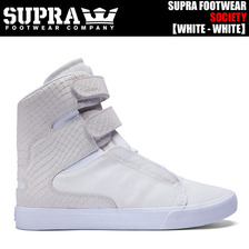 SUPRA SOCIETY WHITE - WHITE S34179画像