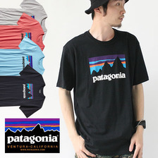 patagonia ショップ ステッカー コットン Tシャツ 39041画像