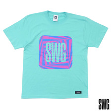 SWAGGER GEOMETRIC BOX TEE MINT画像