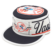 NEW ERA PILLBOX SNAP BACK NY MLB TICKET 11404187画像
