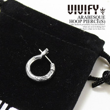 VIVIFY ARASBESQUE HOOP PIERCE(S) VFP-148画像