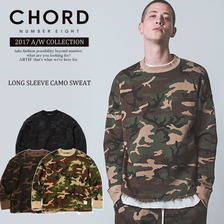 CHORD NUMBER EIGHT LONG SLEEVE CAMO SWEAT N8M1G5-CS06画像