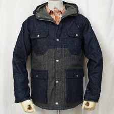 SAMURAI JEANS SJMPK17 ジャズネップデニムマウンテンパーカー画像