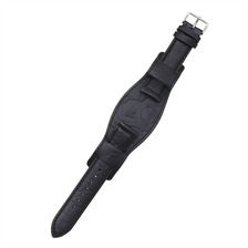 A BATHING APE SOLID CAMO LEATHER BAND BLACK 1D20-182-009画像