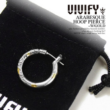 VIVIFY ARASBESQUE HOOP PIERCE -W/GOLD VFP-149画像