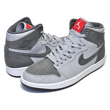 NIKE AIR JORDAN 1 RETRO HIGH PREM wolf grey/dark grey-white AA3993-027画像