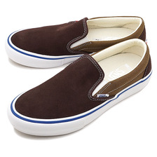 VANS PRO SKATE SLIP-ON PRO TWO-TONE COFFEE BEAN/TEAK VN0A347VOJ画像