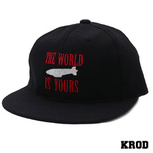 KROD WORLD IS YOURS SNAPBACK BLACK画像