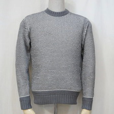 THE FLAT HEAD Club Label COTTON KNIT CREW NECK CL-KT001画像