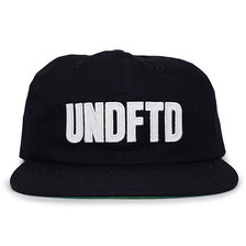 UNDEFEATED APPLIQUE STRAPBACK BLACK 531248画像