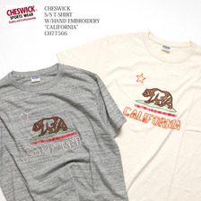 CHESWICK S/S T-SHIRT W/HAND EMBROIDERY "CALIFORNIA" CH77566画像