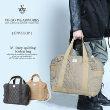VIRGO Military quilting boston bag VG-GD-510画像