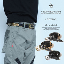VIRGO Mix studs belt VG-GD-511画像