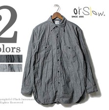 orslow UNISEX VINTAGE FIT WORK SHIRT 03-V8070-D61/03-V8070-D64画像
