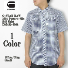 G-STAR RAW 3301 Pattern-Mix S/S Shirt D05452-9008画像