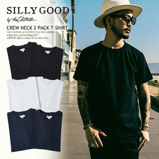 SILLY GOOD CREW NECK 2PACK T-SHIRT S1G3-PTE01画像