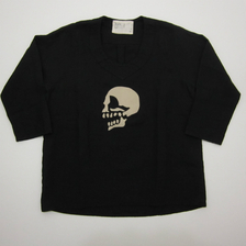 BLACK SIGN Modified US Chambray Pullover Shirts with SKULL BSSL-17111B画像