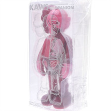 MEDICOM TOY KAWS COMPANION (FLAYED) OPEN EDITION BLUSH RED画像