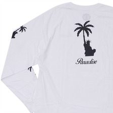 PARADIS3 Liberty Palm L/S Tee WHITE画像
