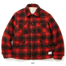 CRIMIE WOOL BOA CHECK JACKET C1G5-JK16画像