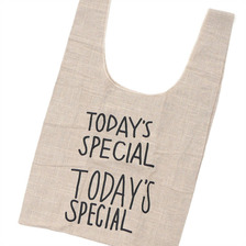 TODAY'S SPECIAL JUTE MARCHE BAG BEIGE画像