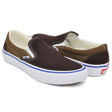 VANS SLIP-ON PRO (TWO-TONE) COFFEE BEAN / TEAK VN0A347VOJC画像
