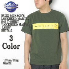 Buzz Rickson's LOCKHEED MARTIN S/S T-SHIRT "LOCKHEED MARTIN LOGO" BR77815画像