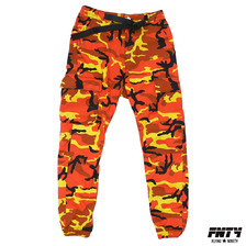 FNTY - Flying Ninety CAMO JOGGER PANTS ORANGE画像