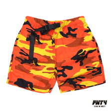 FNTY - Flying Ninety CAMO SHORTS ORANGE画像