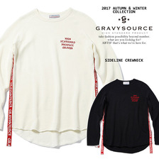 GRAVYSOURCE SIDELINE CREWNECK GS17-ASW02画像