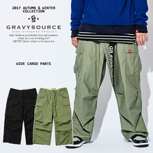 GRAVYSOURCE WIDE CARGO PANTS GS17-APT03画像