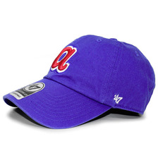 '47 Brand ATLANTA BRAVES CLEAN UP STRAPBACK ROYAL FFFTSATBR014画像