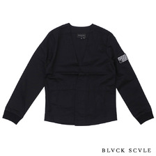 BLACK SCALE B55 CARDIGAN BLACK BM17-WJ074画像