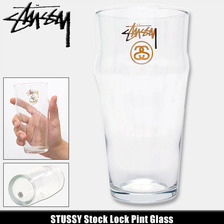 STUSSY Stock Lock Pint Glass 138591画像