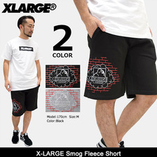 X-LARGE Smog Fleece Short M17B4101画像