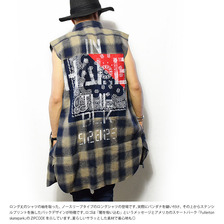 Zephyren BANDANA LONG SHIRT N/S -Inhale the black-画像
