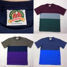 BARBARIAN 半袖 ファンボーダー ライトウェイト クルーネック画像