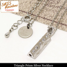 SR'ES Rainbow STANDARD Triangle Prism Silver Necklace ACS01042画像