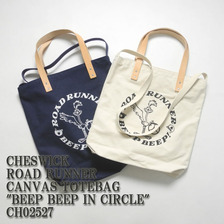 CHESWICK ROAD RUNNER CANVAS TOTEBAG "BEEP BEEP IN CIRCLE" CH02527画像