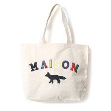 MAISON KITSUNE TOTE BAG MAISON FOX KUX8759画像