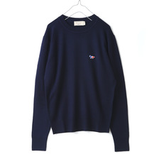 MAISON KITSUNE VIRGIN WOOL R-NECK PULLOVER KMM2750画像