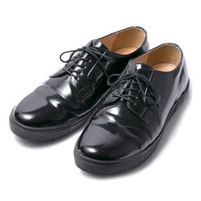 CRIMIE FAKE LEATHER POSTMAN SNEAKER (BLACK) C1G3-SB02画像