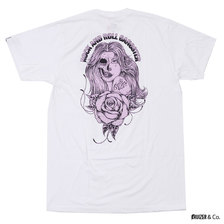 Cruizer & Co. ROCK & ROLL GANGSTER TEE WHITE画像