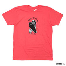 Cruizer & Co. TILL DEATH TEE CORAL画像